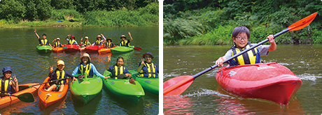 写真 カヤックの様子